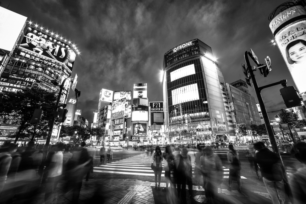 Shibuya crossing, Tokyo, Japan.