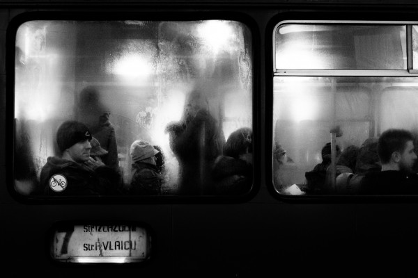 Public transportation. Cluj-Napoca, Romania, 2015.
