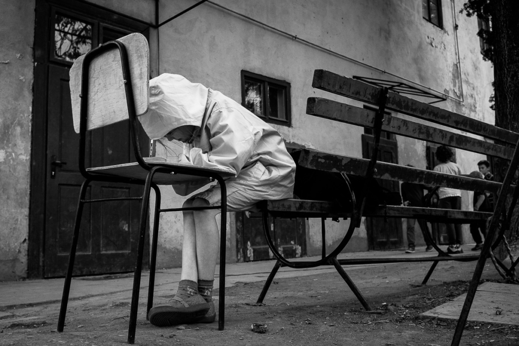 Little girl. Cluj-Napoca, Romania.