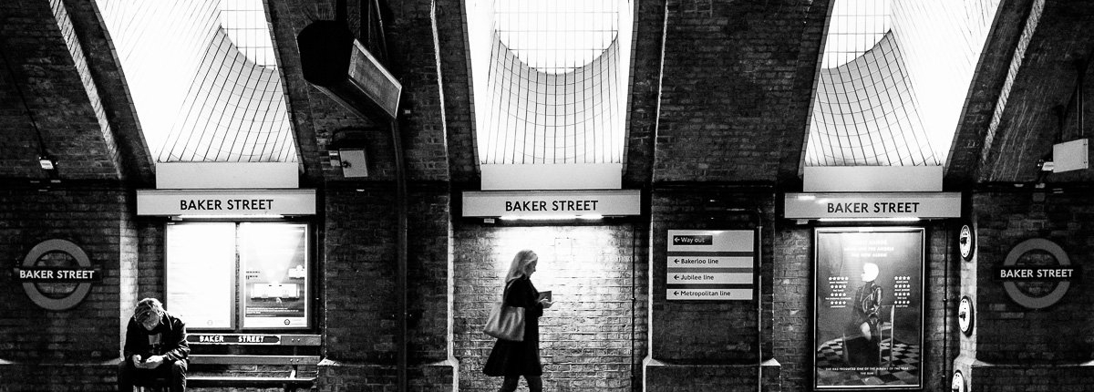 Baker Street Underground station. London, Great Britain, 2016.