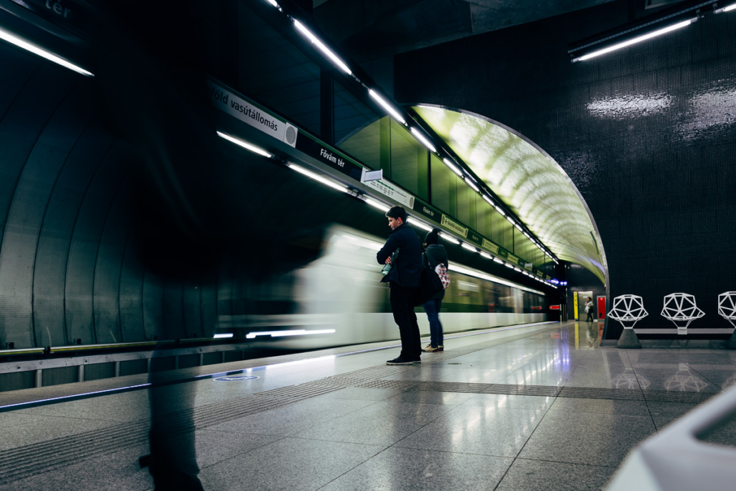 Fovam Ter station. Budapest, Hungary, 2016.