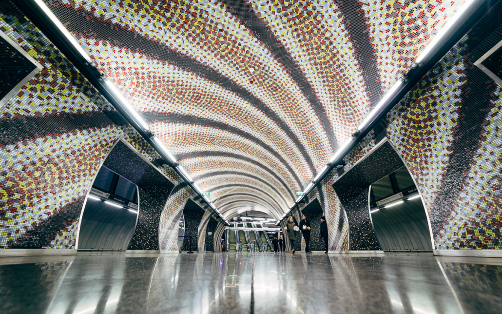 Szent Gellert Ter station. Budapest, Hungary, 2016.