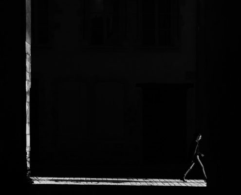 A glimpse of light. Orléans, France, 2017.