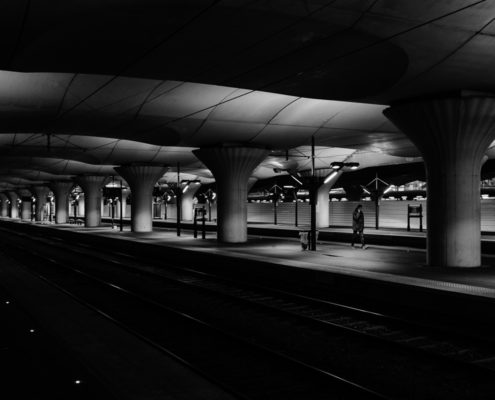 Strangers in the Dark XXVII - Austerlitz train station. Paris, France, 2018.