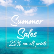Soldes d'été ! -25% sur tous les tirages d'art jusqu'au 31 août.