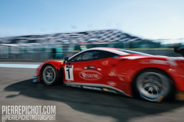 Ferrari 488 GT3 Evo - Pagny, Perrier, Bouvet - Team Visiom Ultimate Cup Series - GT Endurance - Race Circuit de Nevers-Magny-Cours, France, 2020.